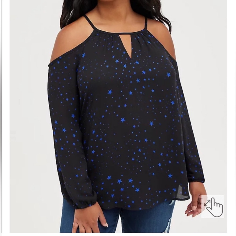 Torrid Cold Shoulder Top